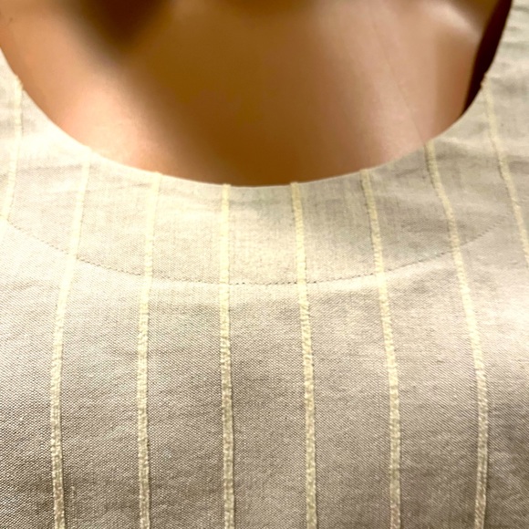 Vintage Linen blend shift dress by Excursion in classic beige/cream Circa 1980’s - Picture 3 of 11